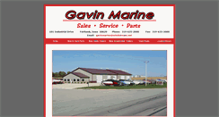 Desktop Screenshot of gavinmarine.com