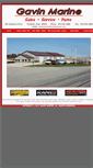 Mobile Screenshot of gavinmarine.com